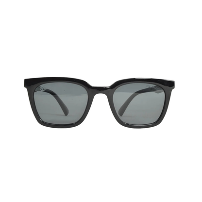 Pitt Mitt PM019P unisex square sunglasses with lightweight full-rim frame. Front View 