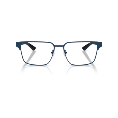Prada mens metal nylon square full-rim optical frame front view
