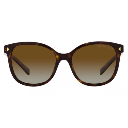 Prada PR 22ZS women acetate square polarized sunglasses side profile