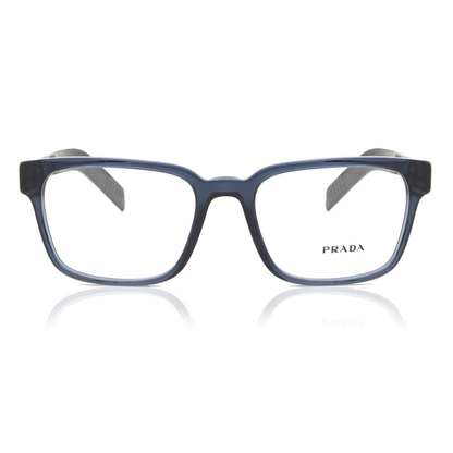 Prada PR15WV mens acetate rectangle optical frame side temple profile