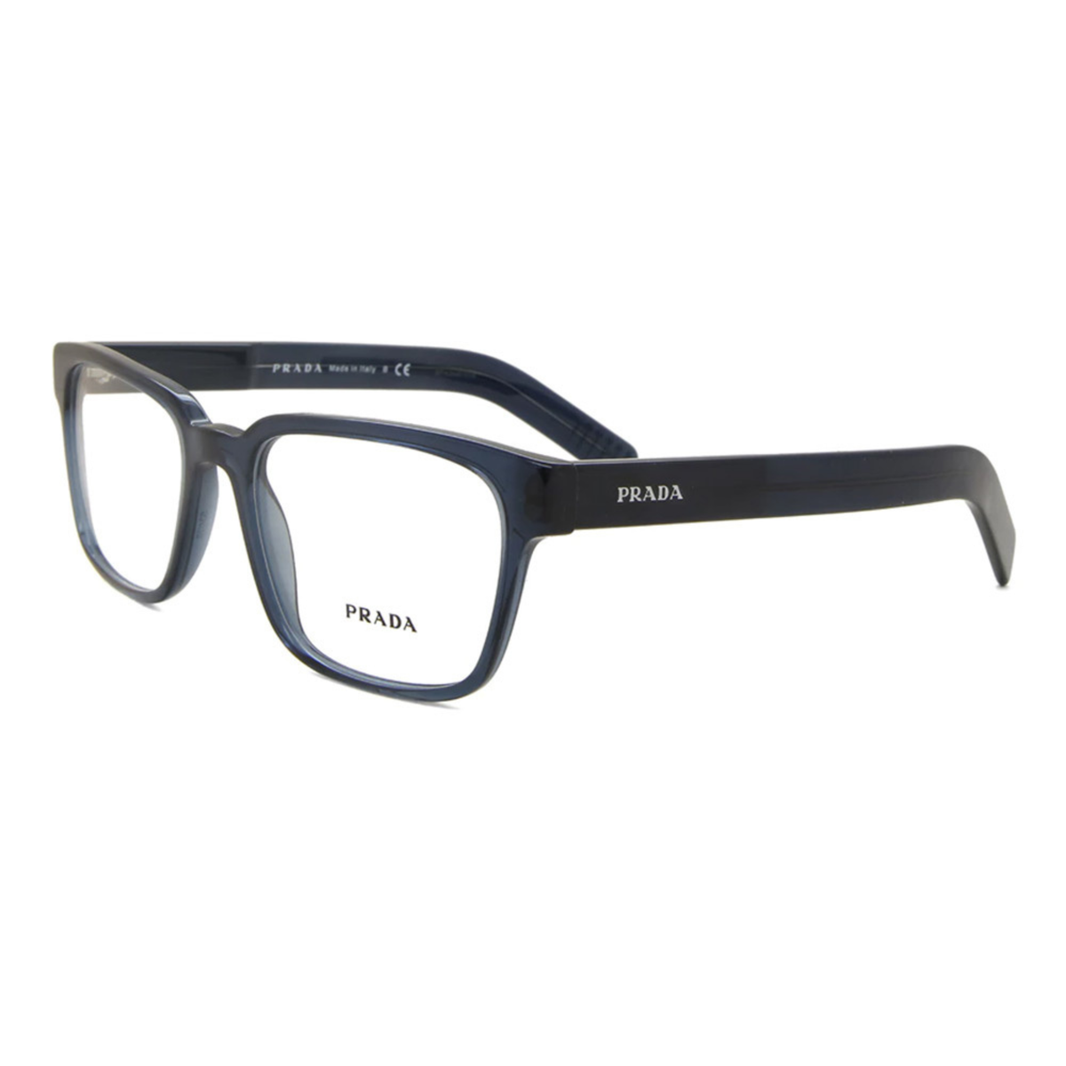 Prada PR15WV mens acetate rectangle full-rim optical frame front view