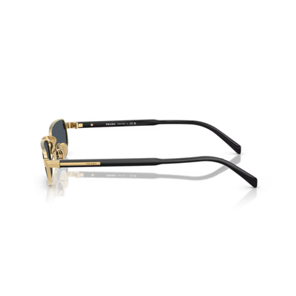 Prada PRB54S men's rectangle metal full-rim sunglasses with premium luxury designer styling.