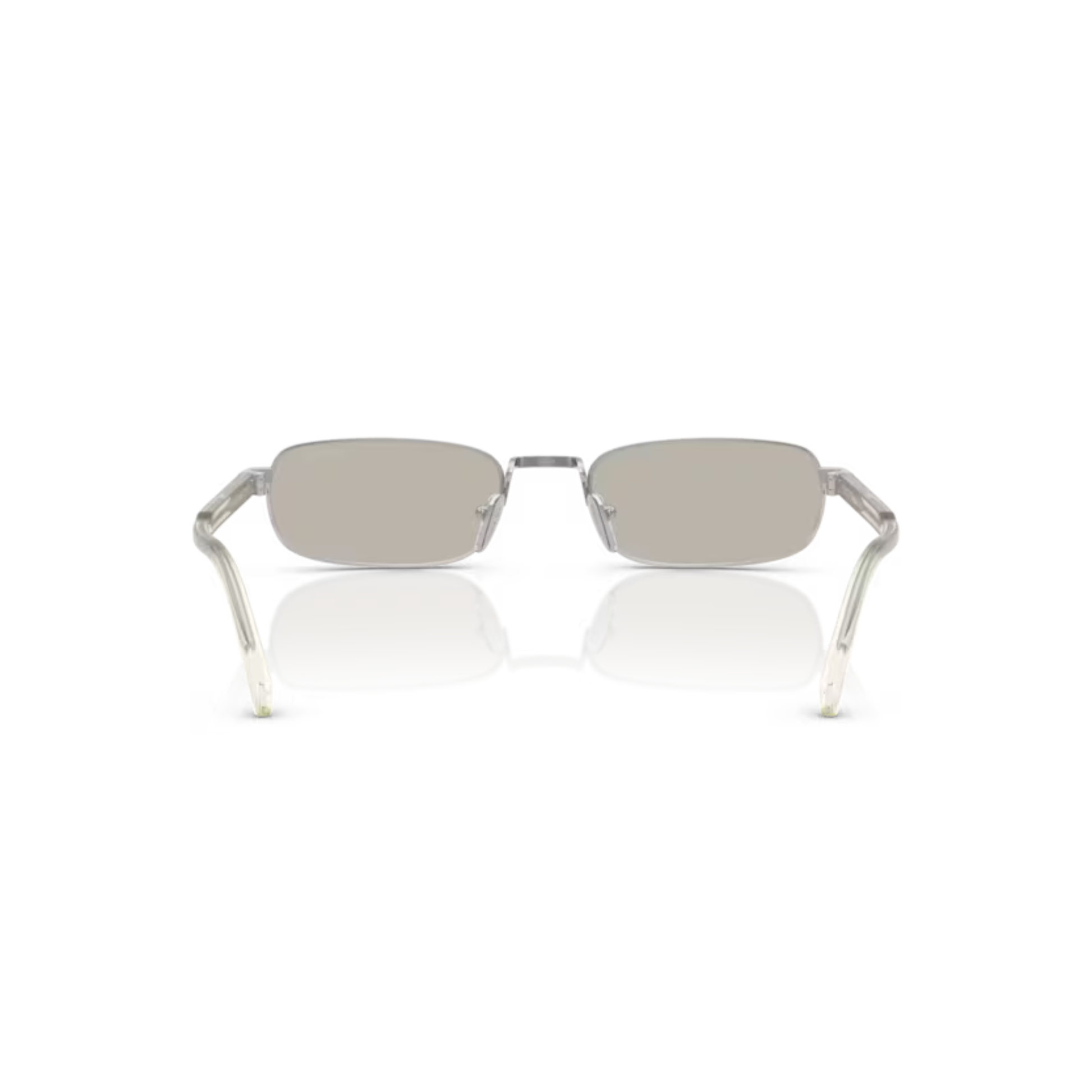 Prada PRB54S men's rectangle metal full-rim sunglasses with premium luxury designer styling.