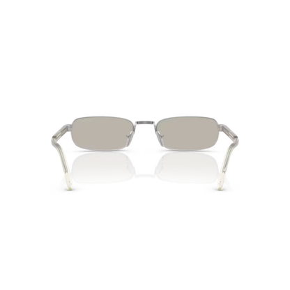 Prada PRB54S men's rectangle metal full-rim sunglasses with premium luxury designer styling.