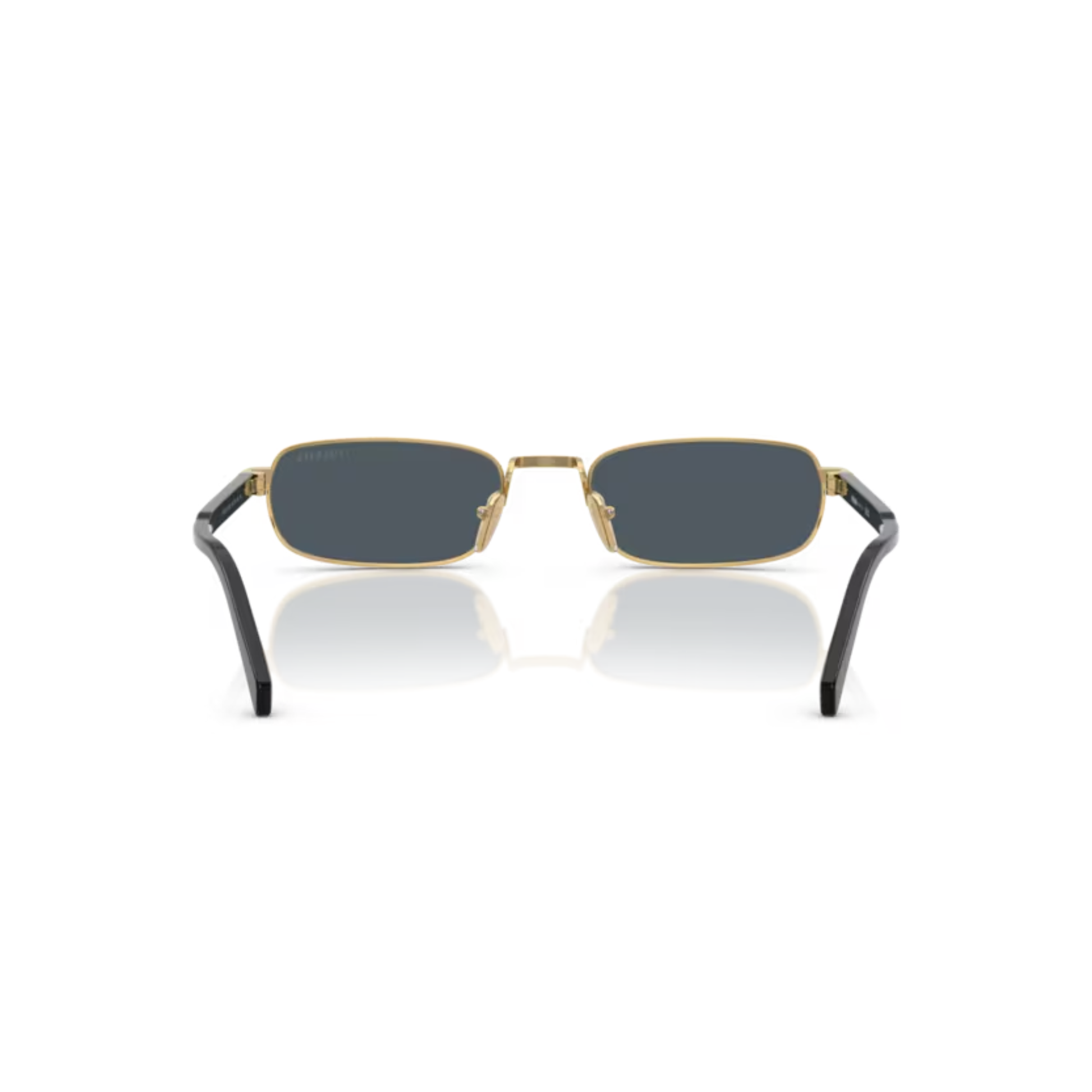 Prada PRB54S men's rectangle metal full-rim sunglasses with premium luxury designer styling.