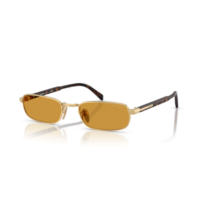 Prada PRB54S men's rectangle metal full-rim sunglasses with premium luxury designer styling.