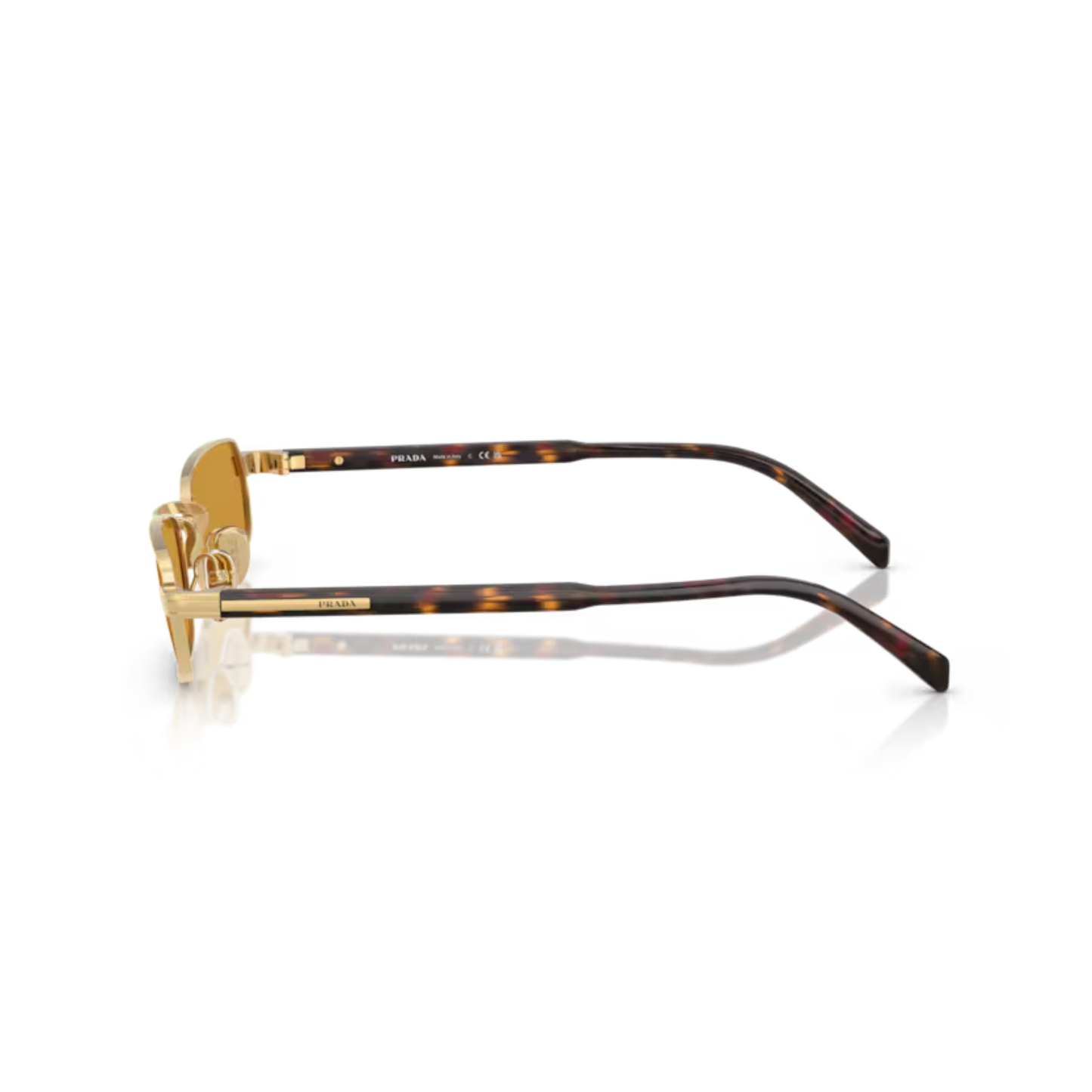 Prada PRB54S men's rectangle metal full-rim sunglasses with premium luxury designer styling.