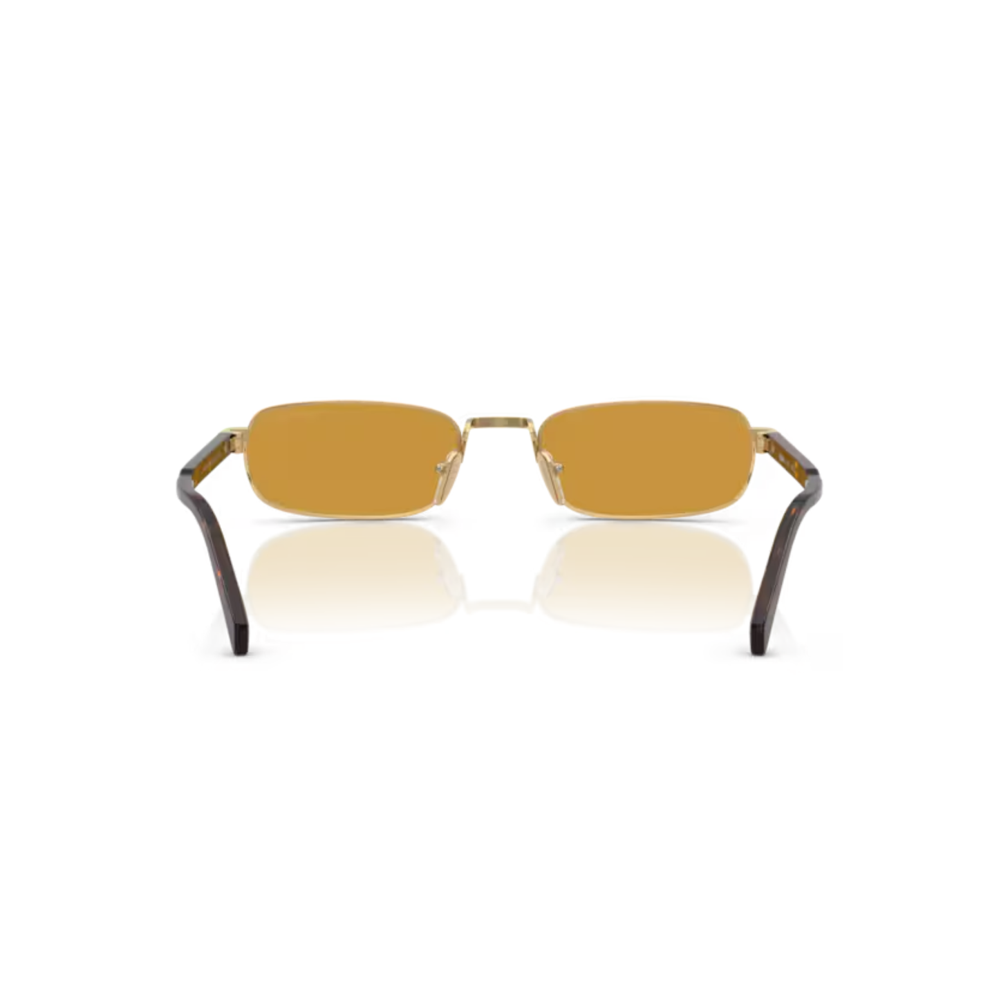 Prada PRB54S men's rectangle metal full-rim sunglasses with premium luxury designer styling.