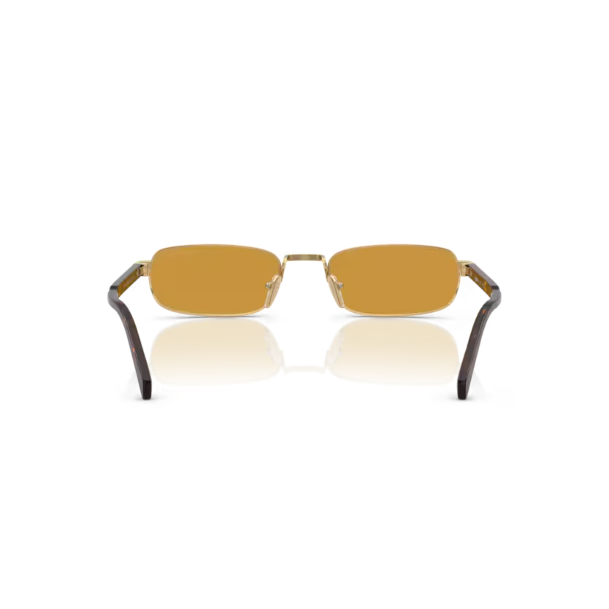 Prada PRB54S men's rectangle metal full-rim sunglasses with premium luxury designer styling.