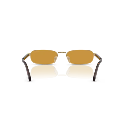 Prada PRB54S men's rectangle metal full-rim sunglasses with premium luxury designer styling.