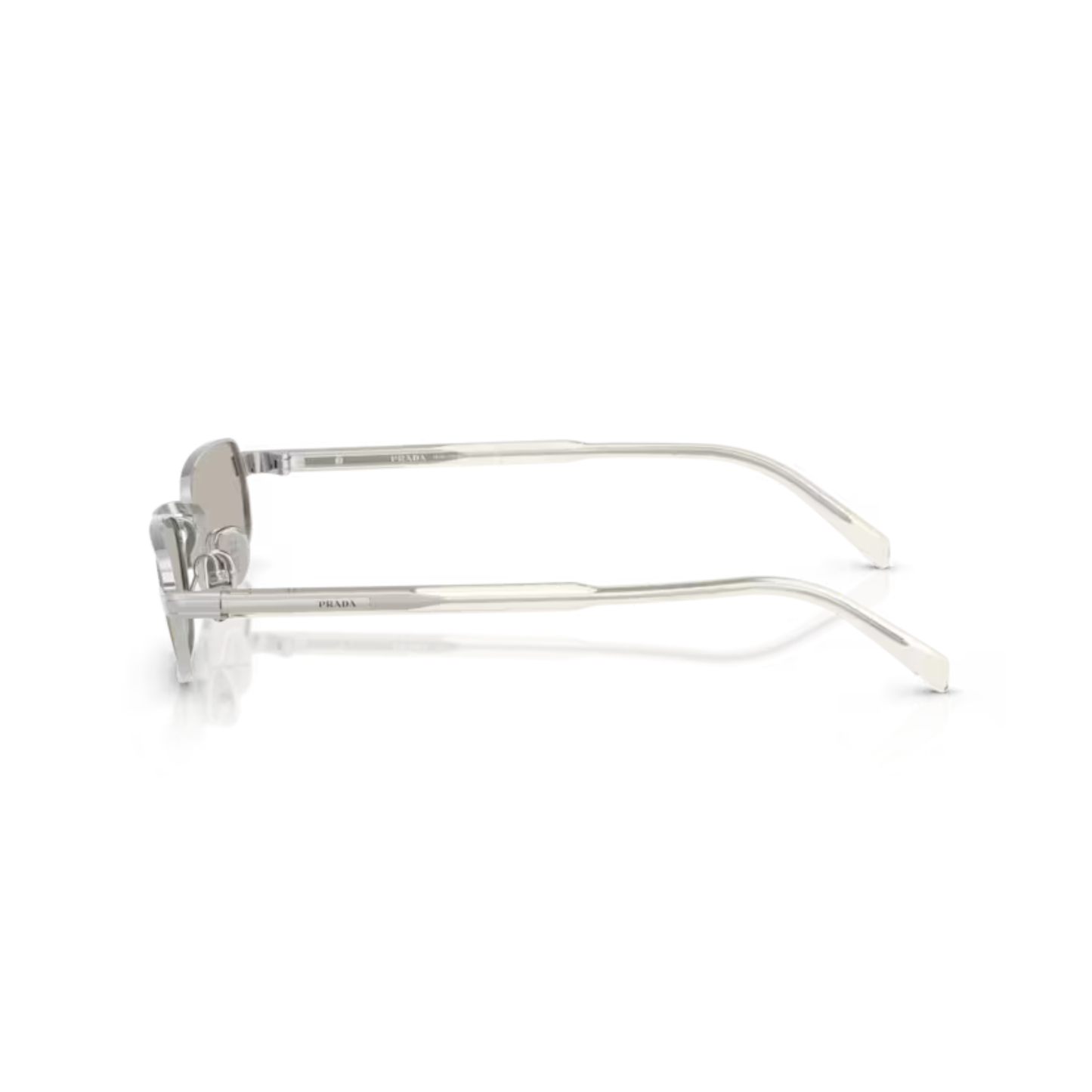 Prada PRB54S men's rectangle metal full-rim sunglasses with premium luxury designer styling.
