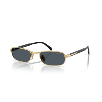 Prada PRB54S men's rectangle metal full-rim sunglasses with premium luxury designer styling.
