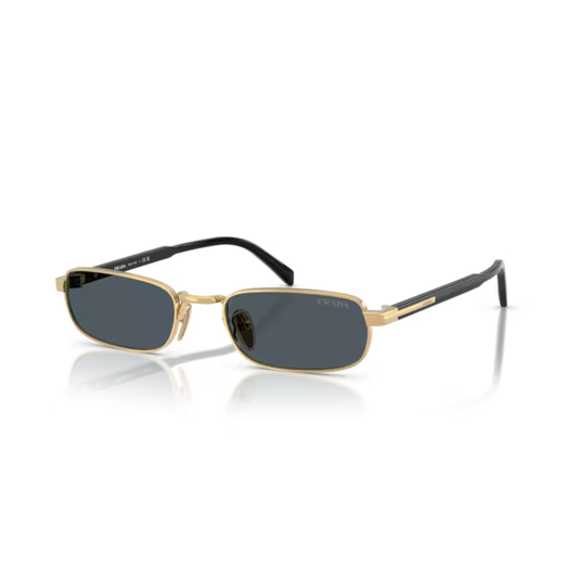 Prada PRB54S men's rectangle metal full-rim sunglasses with premium luxury designer styling.