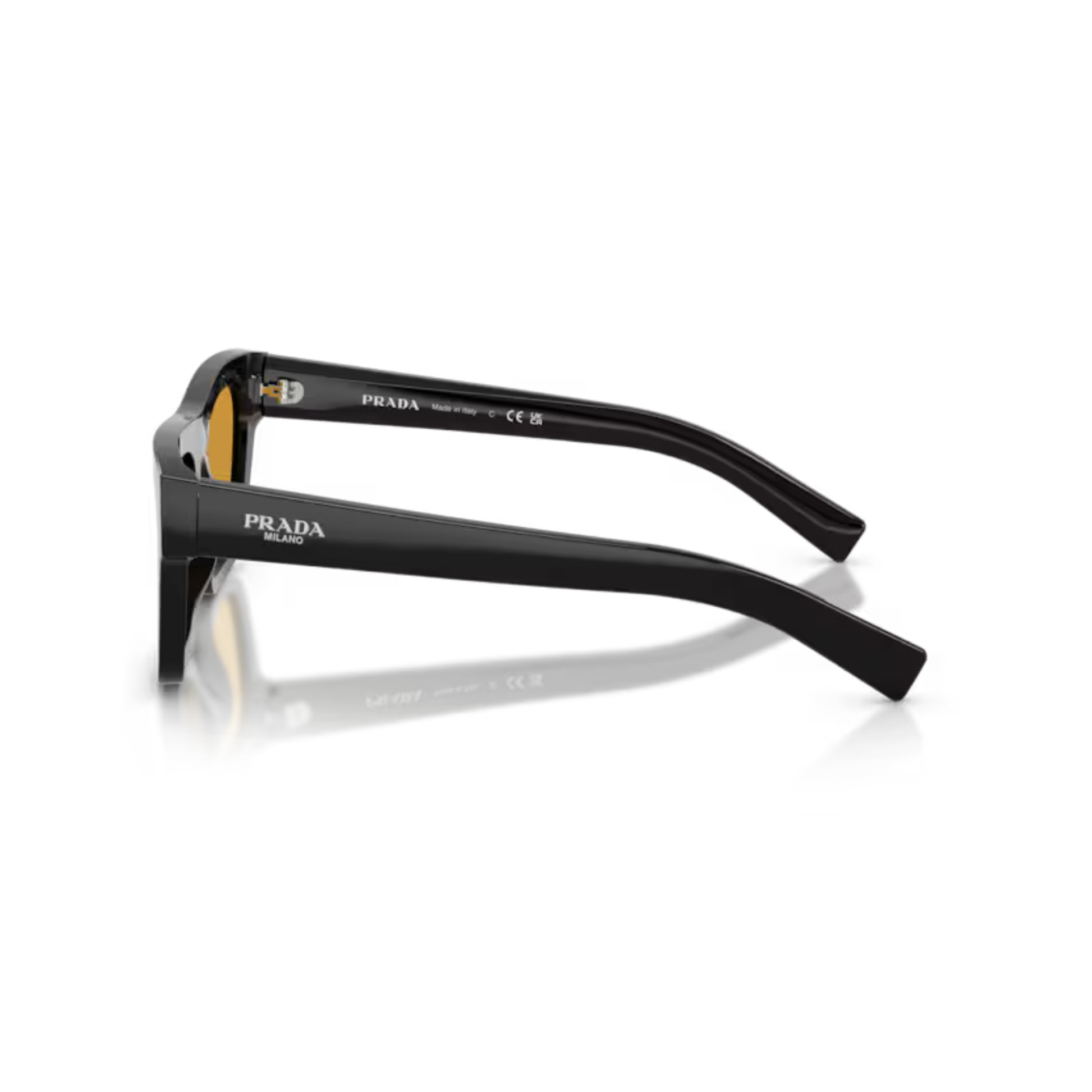 Prada PRC03S men's square acetate full-rim sunglasses with premium luxury designer styling.