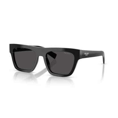 Prada PRC03S men's square acetate full-rim sunglasses with premium luxury designer styling.