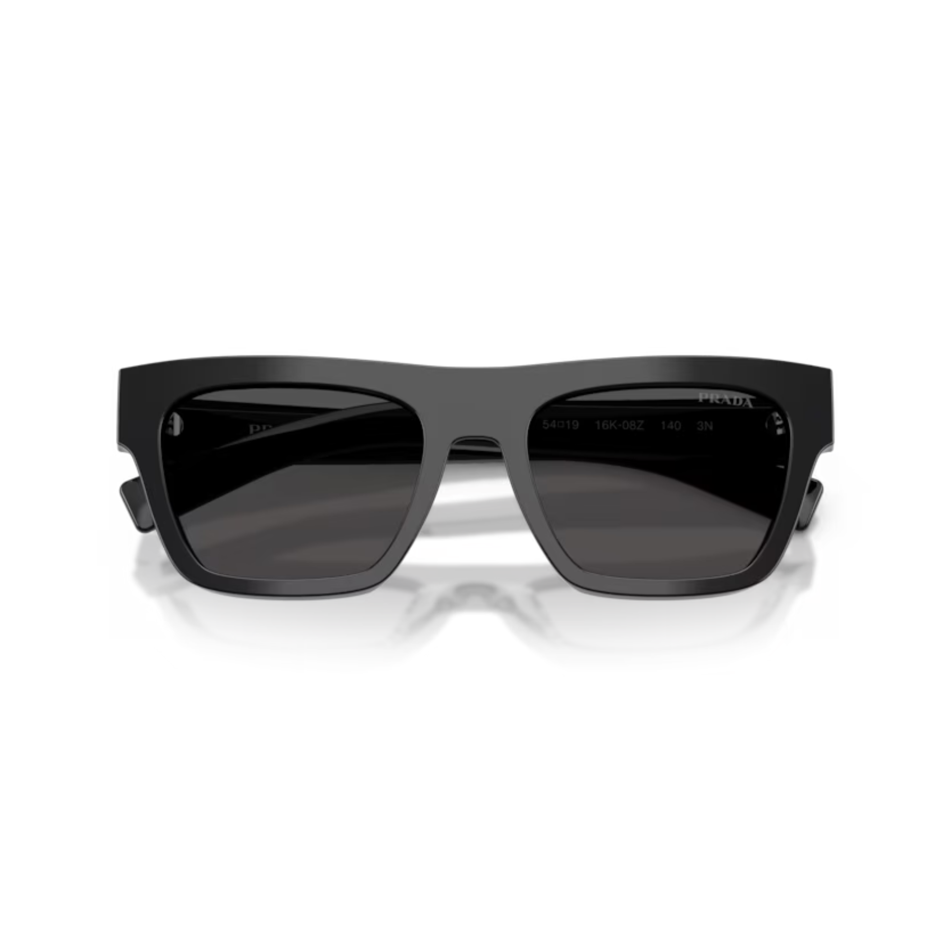 Prada PRC03S men's square acetate full-rim sunglasses with premium luxury designer styling.