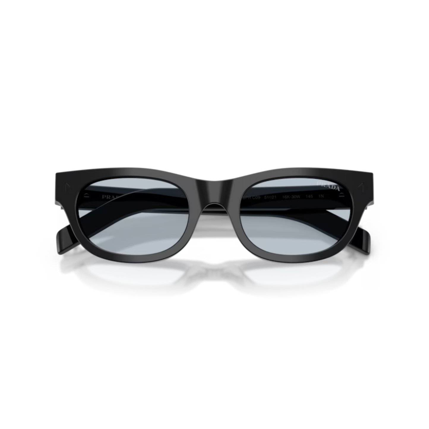 Black16k30w Prada PRC09S oval square sunglasses unisex