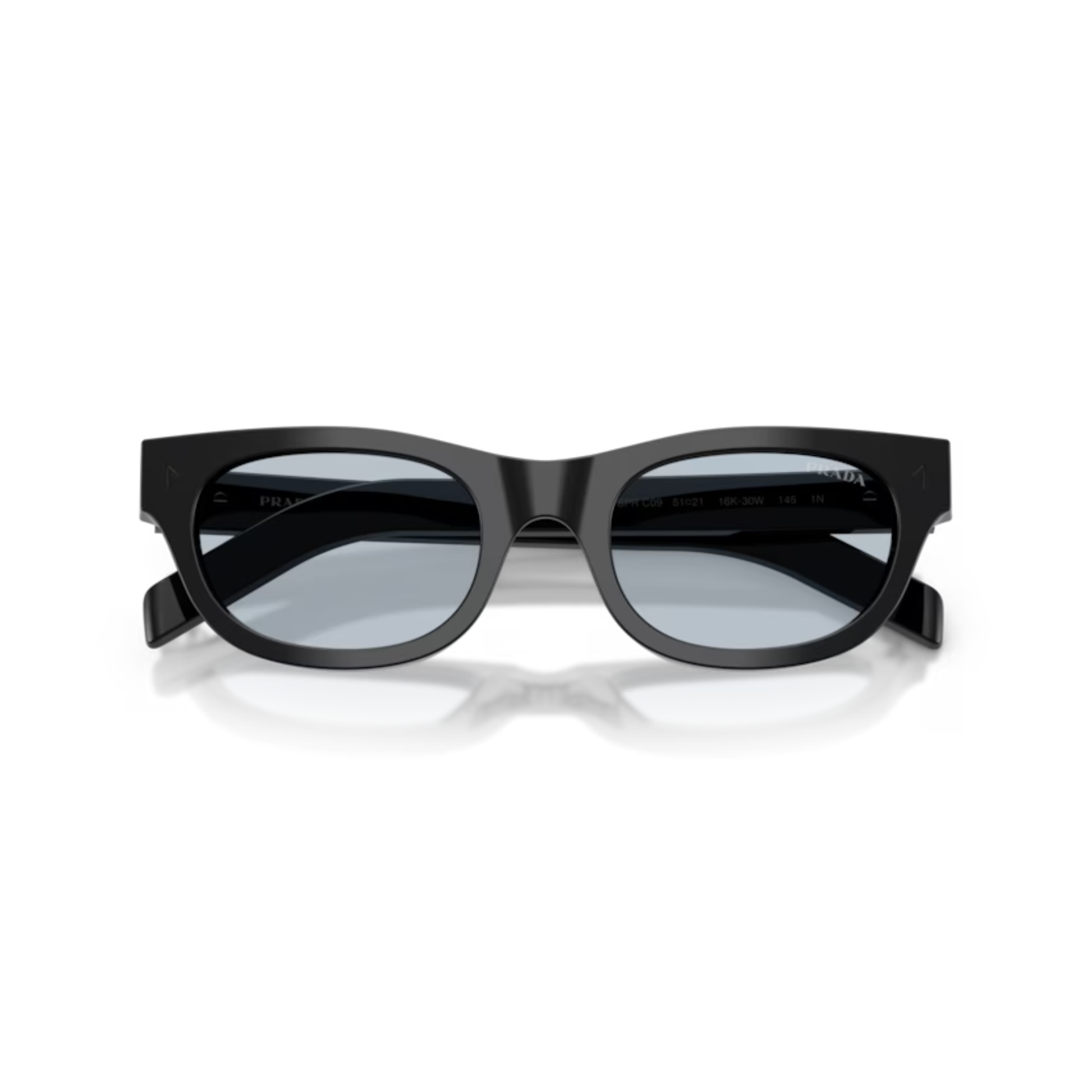 Black16k30w Prada PRC09S oval square sunglasses unisex