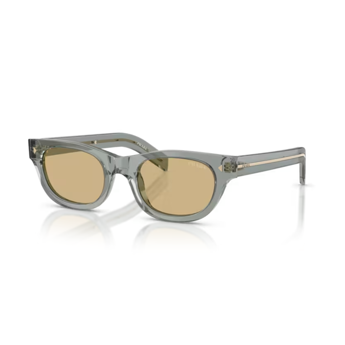 TransparentGrey21J70R  Prada PRC09S oval square sunglasses unisex