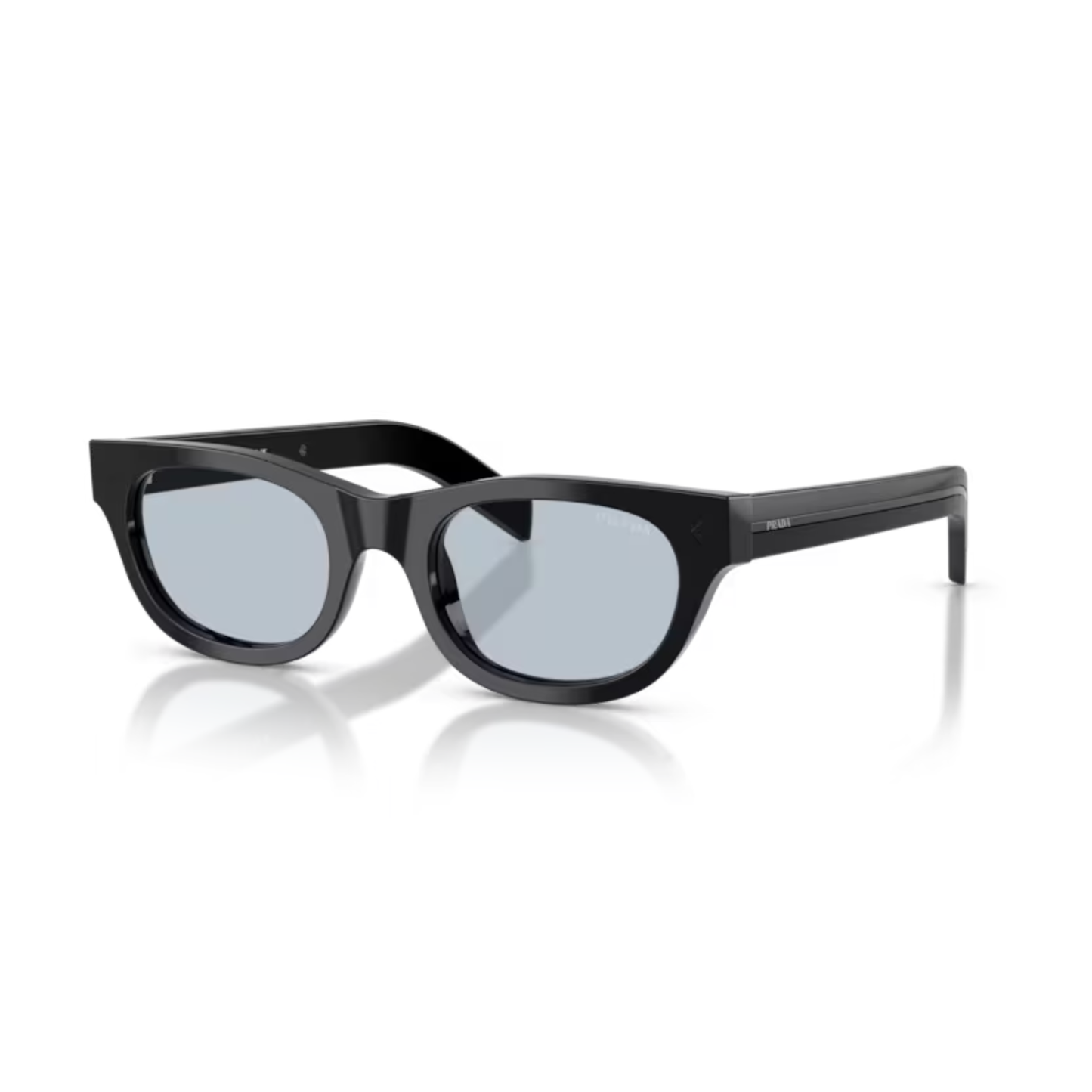 Black16k30w Prada PRC09S oval square sunglasses unisex