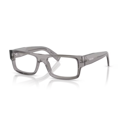 GreyTransparent16Z1O1 Prada PRD06V men’s full rim acetate rectangular eyeglass frame