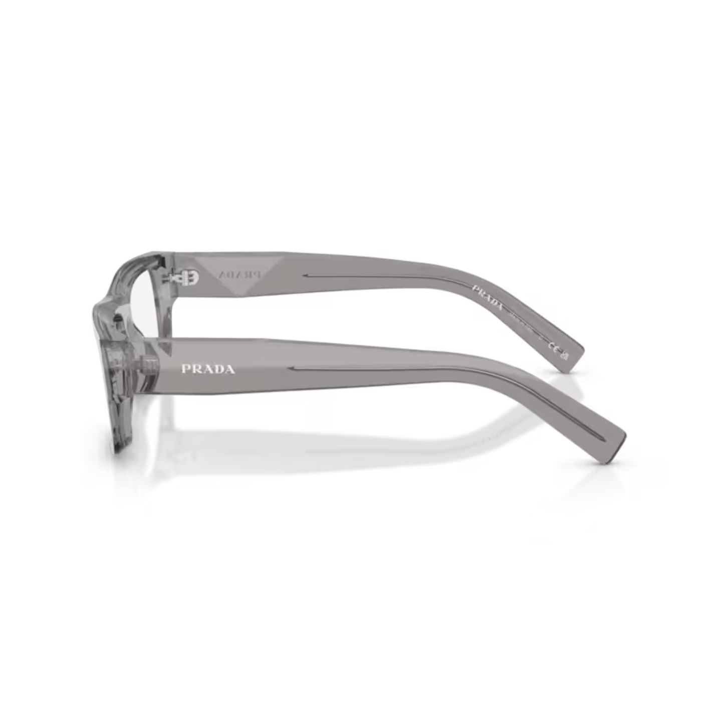 GreyTransparent16Z1O1 Prada PRD06V men’s full rim acetate rectangular eyeglass frame