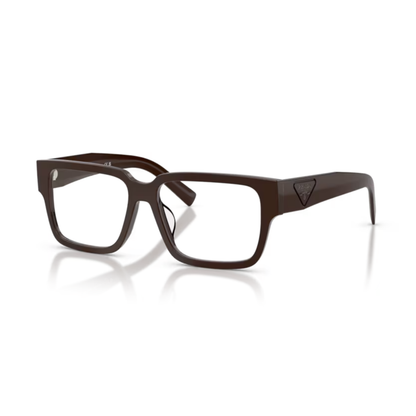 DeepBrown27I1O1 Prada PRD10VD full frame square designer eyeglasses for men