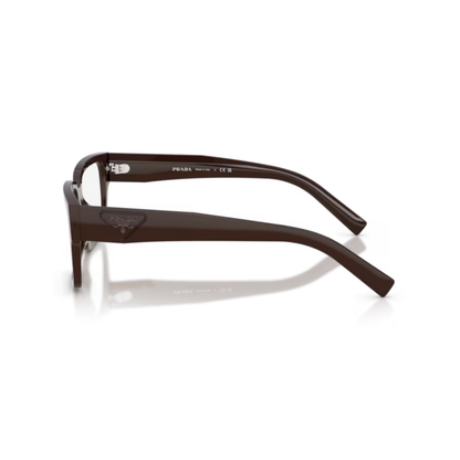 DeepBrown27I1O1 Prada PRD10VD full frame square designer eyeglasses for men
