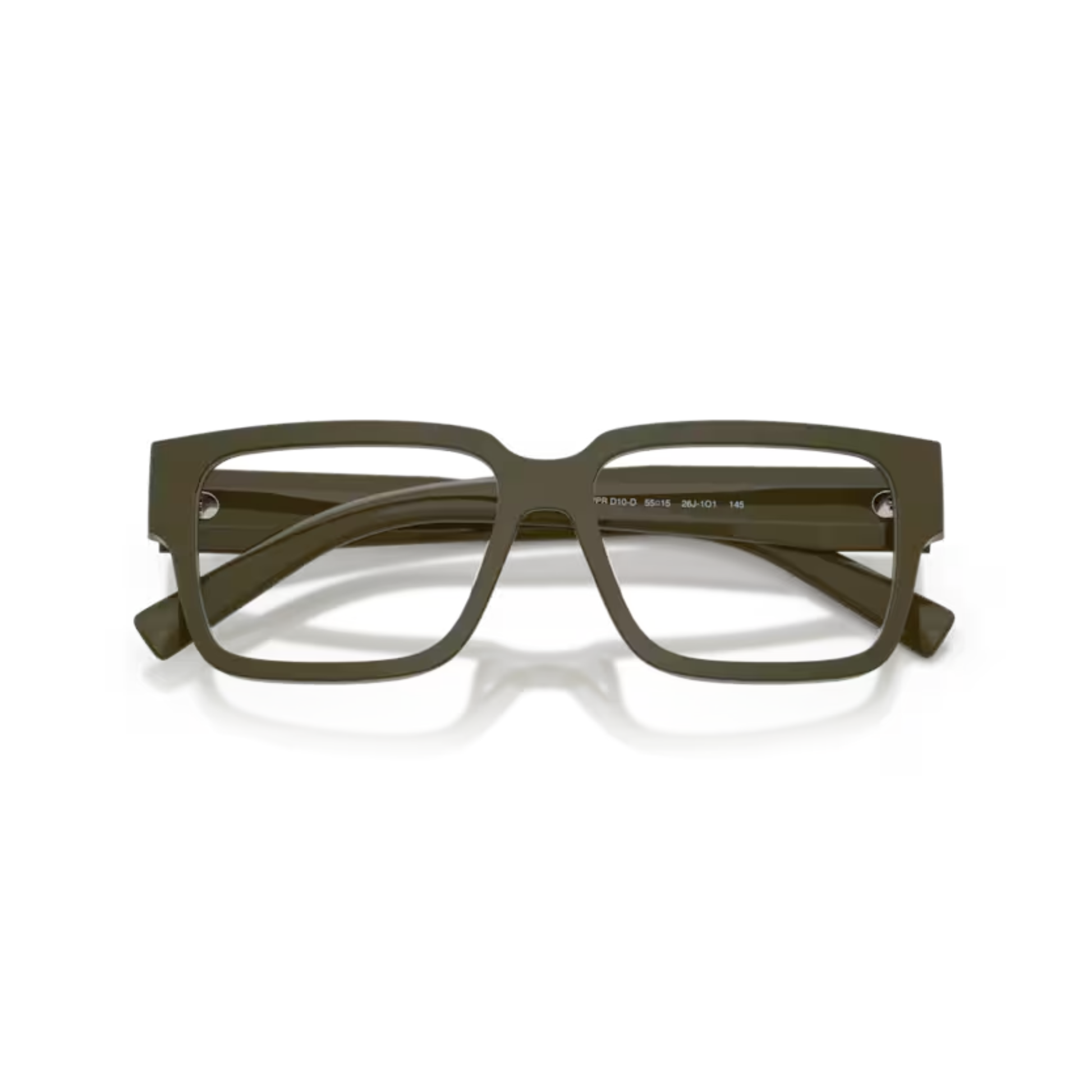 DarkGreen26J1O1  Prada PRD10VD full frame square designer eyeglasses for men