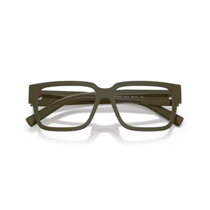 DarkGreen26J1O1  Prada PRD10VD full frame square designer eyeglasses for men