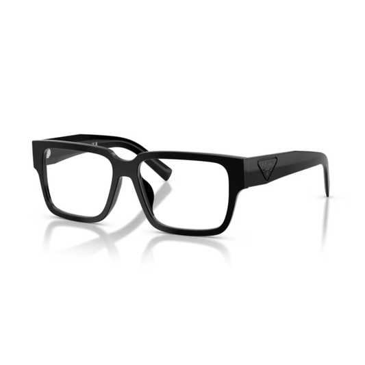 PRD10VDBlack16K1O1 Prada PRD10VD full frame square designer eyeglasses for men