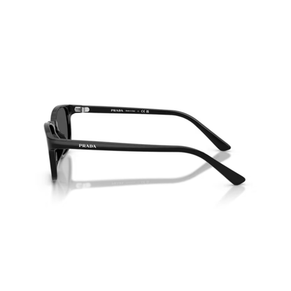 PR16K08ZBlack Prada PRD13SU rectangle sunglasses men