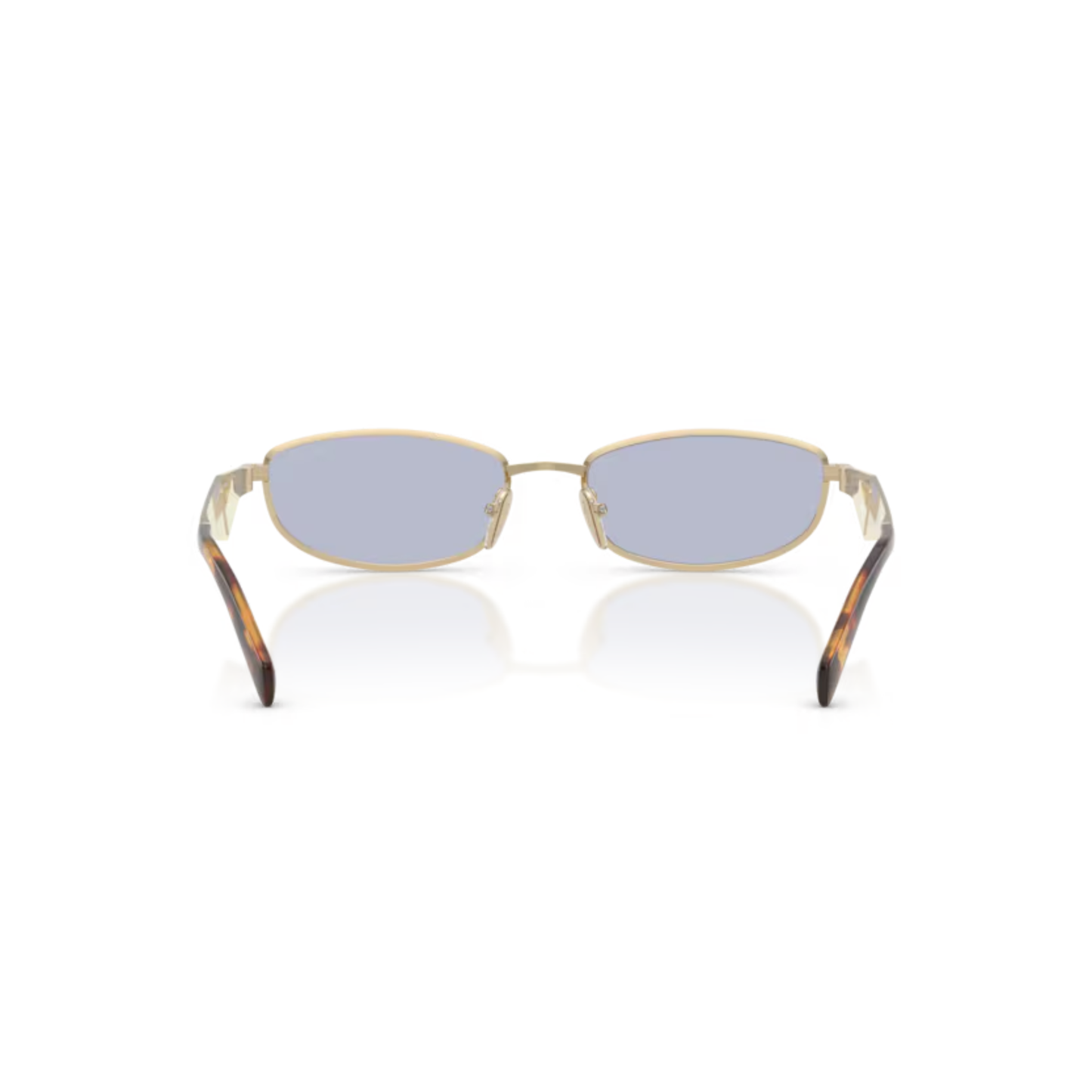 Prada PRD51S Oval Metal Sunglasses Detail View