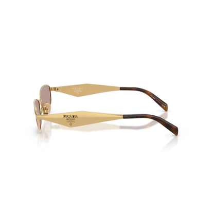 Prada PRD51S Oval Metal Sunglasses Side View
