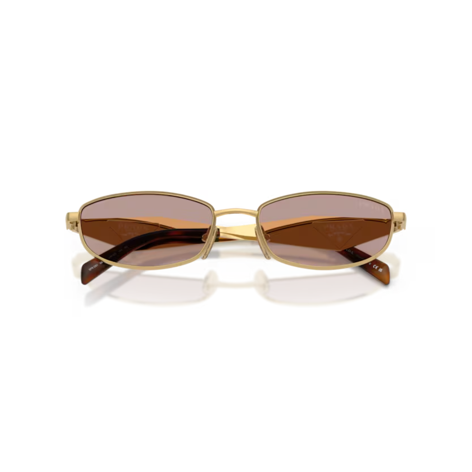 Prada PRD51S Oval Metal Sunglasses Front View
