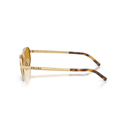 Prada PRD53S men's navigator metal sunglasses with premium UV protection lenses.