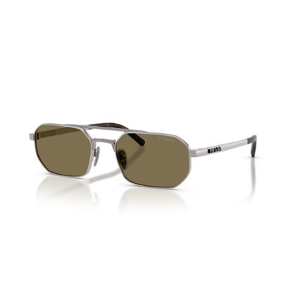 Prada PRD53S men's navigator metal sunglasses with premium UV protection lenses.