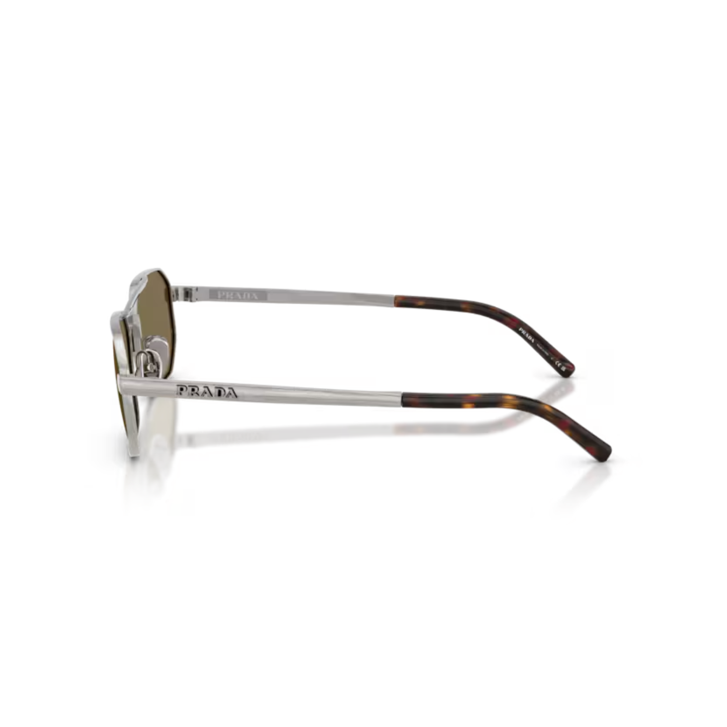 Prada PRD53S men's navigator metal sunglasses with premium UV protection lenses.