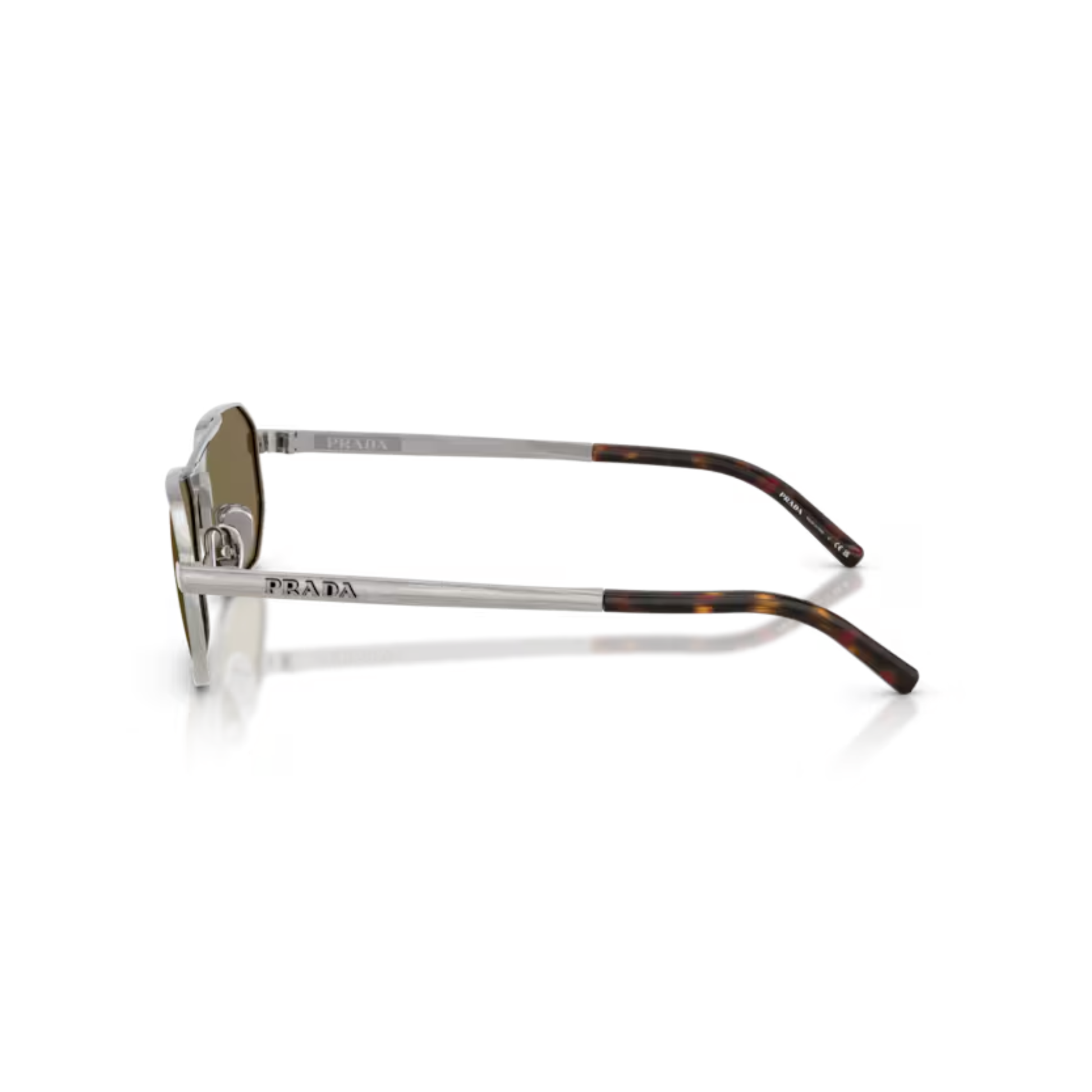 Prada PRD53S men's navigator metal sunglasses with premium UV protection lenses.