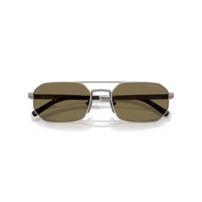 Prada PRD53S men's navigator metal sunglasses with premium UV protection lenses.