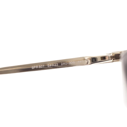 Prada SPR50T unisex round metal sunglasses with a refined full-rim luxury designer frame.