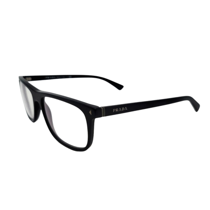 Prada VPR 03R rectangle full-rim designer eyeglasses in premium Italian eyewear style