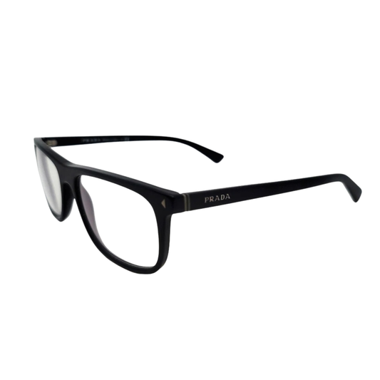 Prada VPR 03R rectangle full-rim designer eyeglasses in premium Italian eyewear style