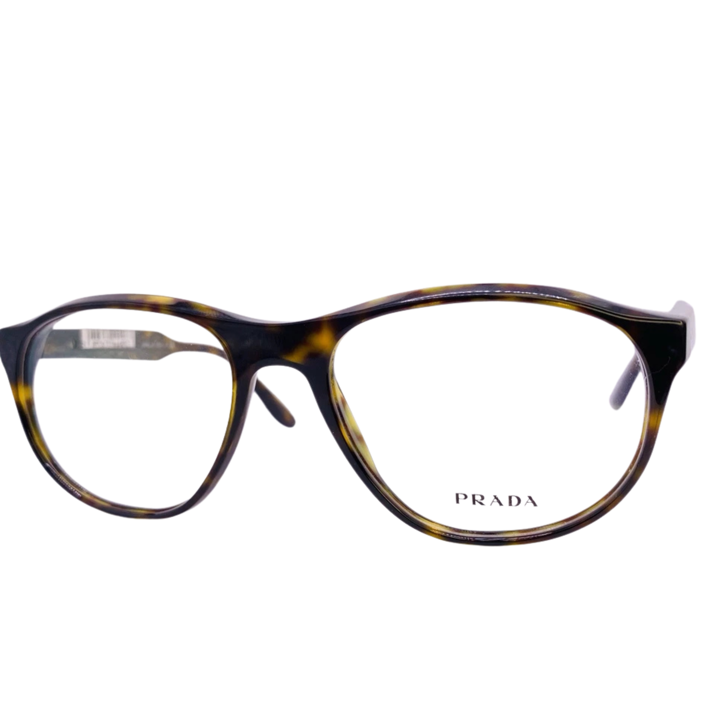 Prada VPR12S oval acetate eyeglasses in premium Italian designer optical frame style