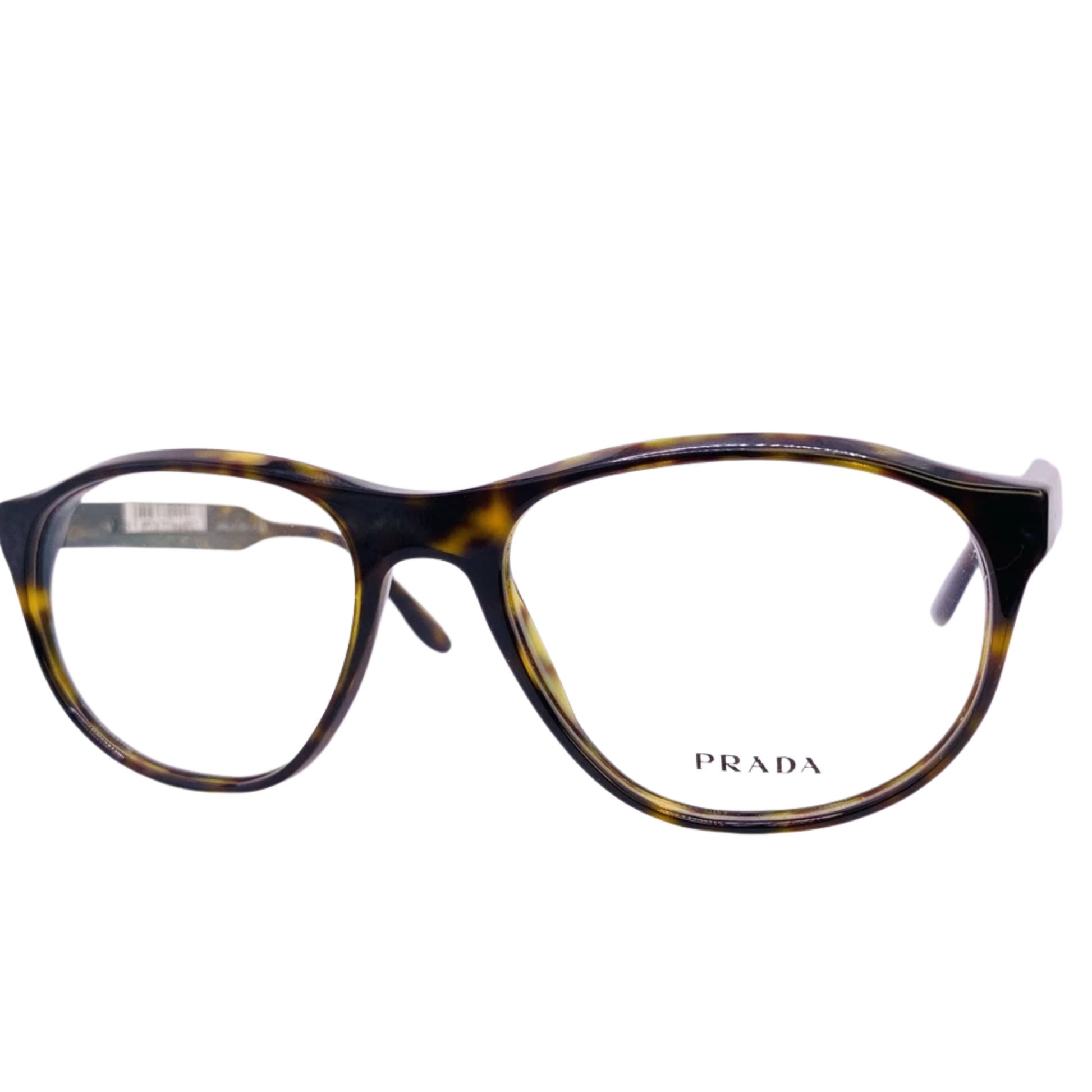Prada VPR12S oval acetate eyeglasses in premium Italian designer optical frame style