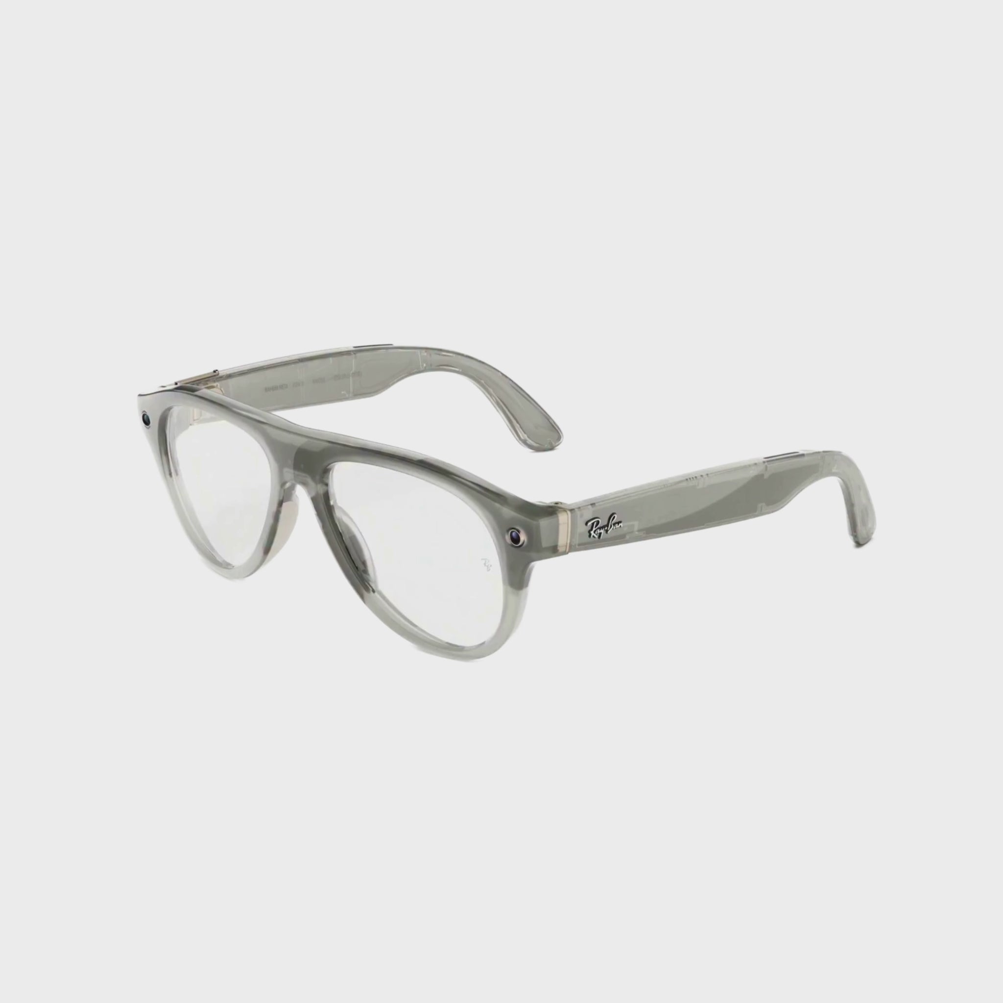 Ray-Ban Meta RW4016 unisex injected pilot AI sunglasses three quarter view