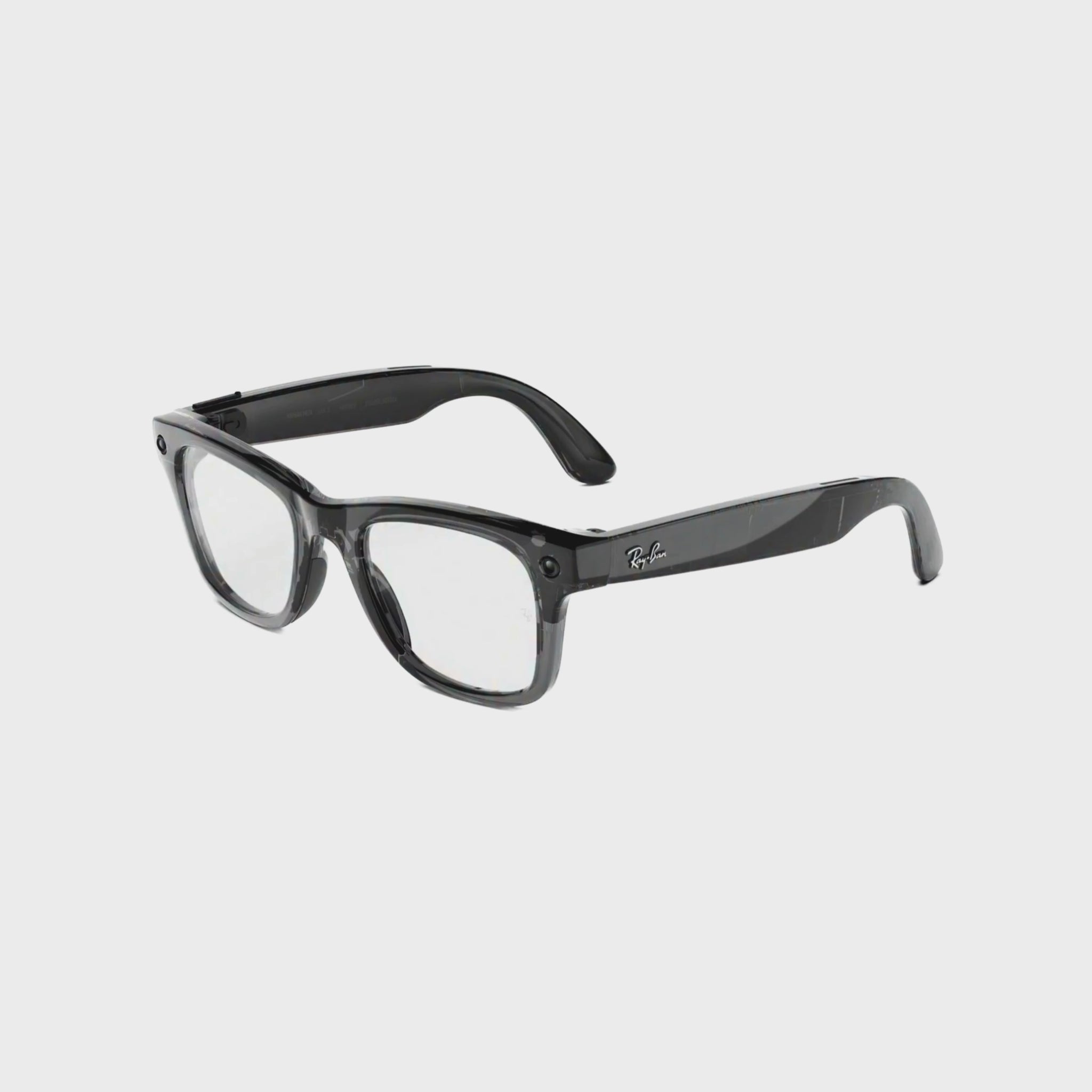 Ray-Ban Meta RW4011 unisex injected square AI glasses three quarter view