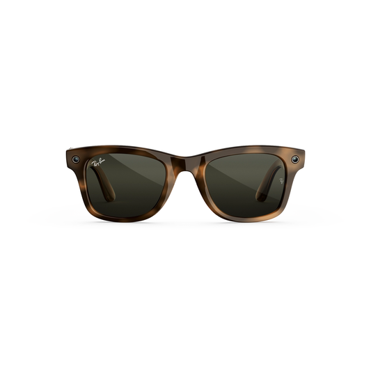 Ray-Ban Meta RW4011 unisex injected rectangle Wayfarer AI sunglasses front view