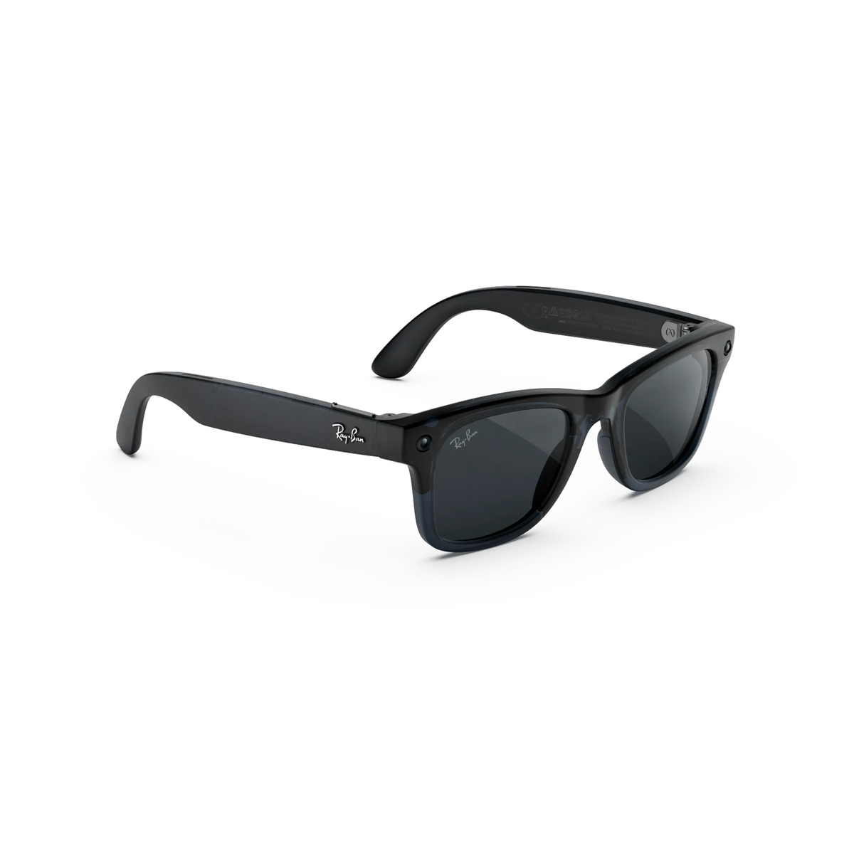 Ray-Ban Meta RW4011 unisex injected square AI glasses three quarter view