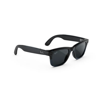 Ray-Ban Meta RW4011 unisex injected square AI glasses three quarter view